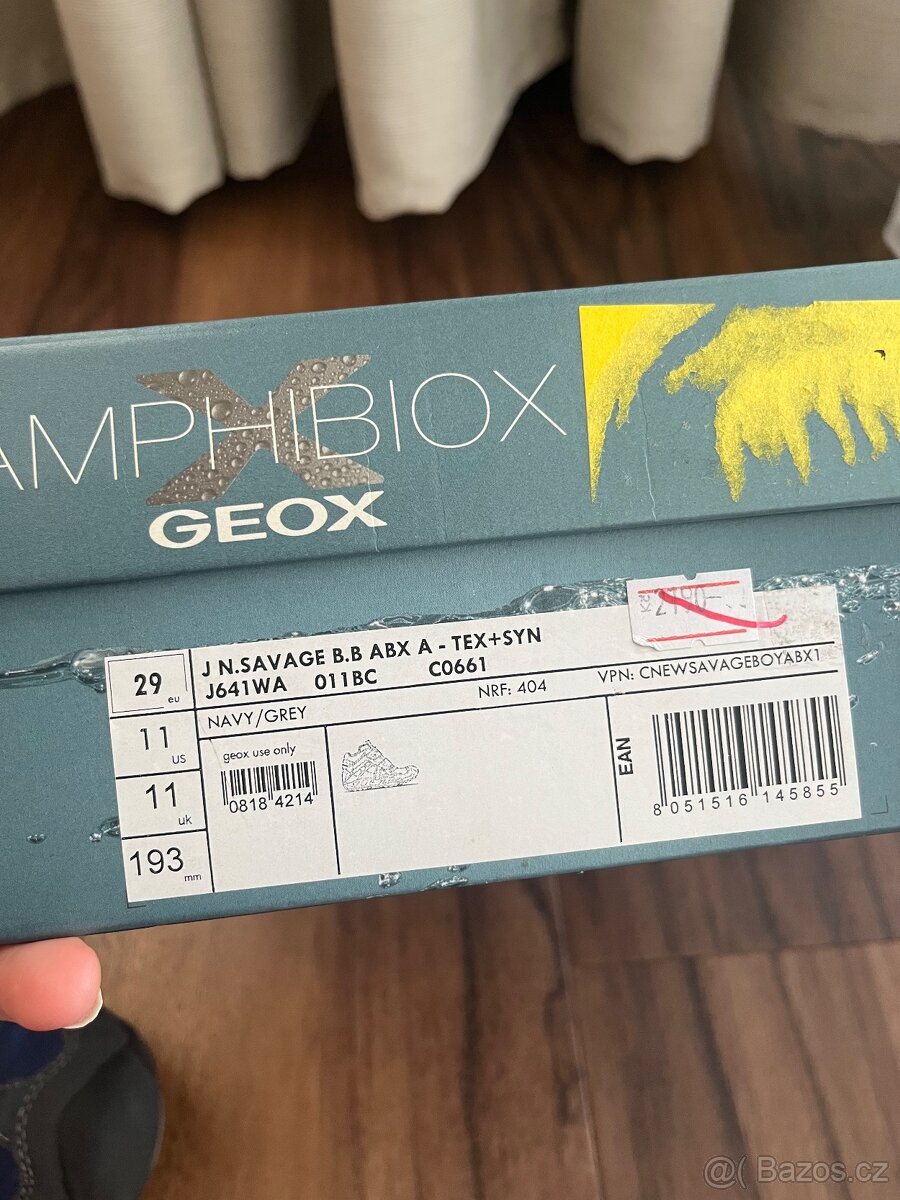 Klučičí chlapecké zimní boty Geox Respira Amphibiox - 3