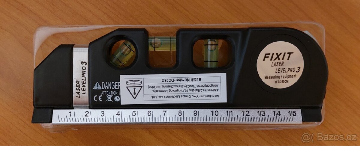 Multi Funkční Vodováha Laser Pro 3 & Metr - 3