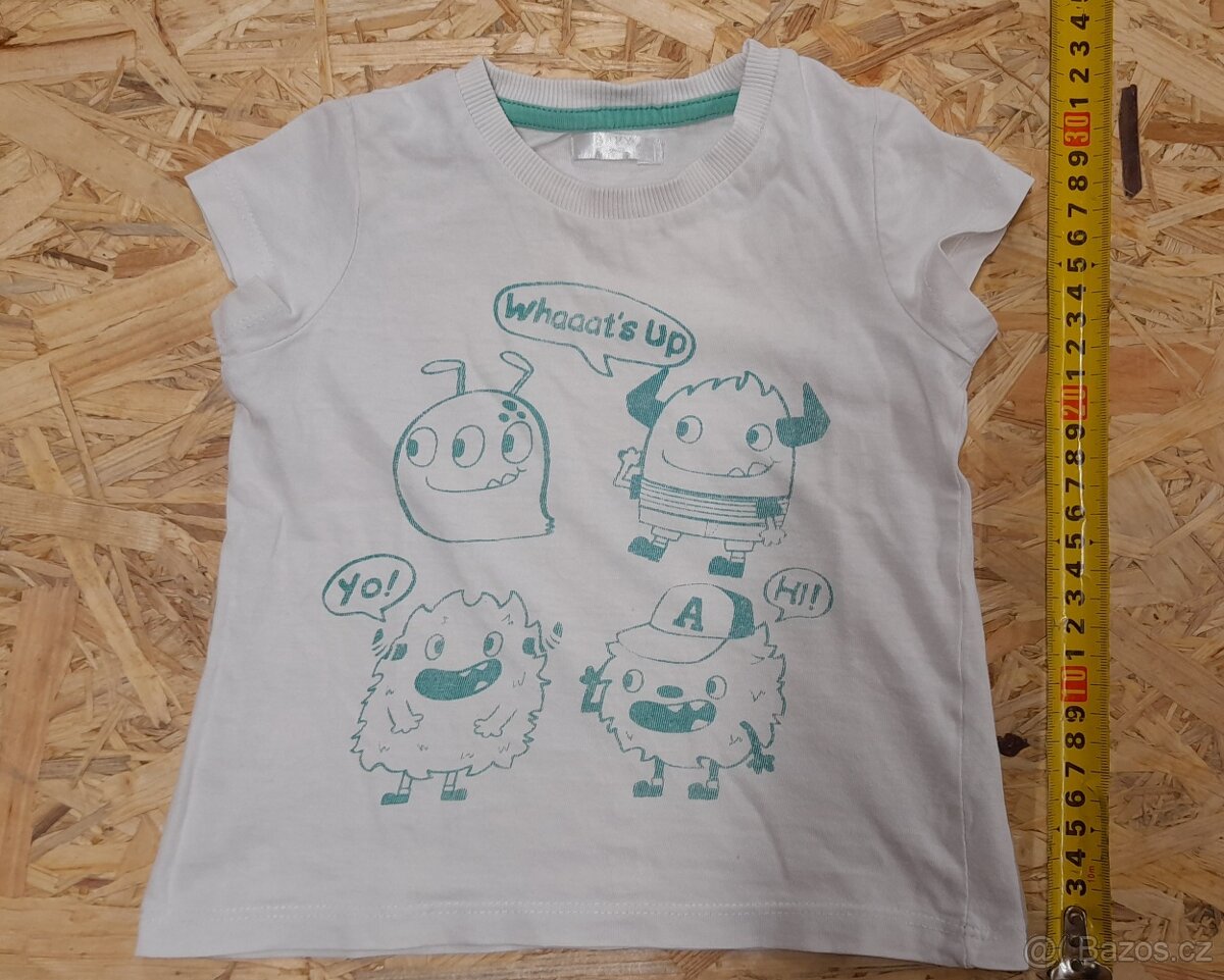 Trička s kr. rukávem vel. 74, 80 a 86 - 3