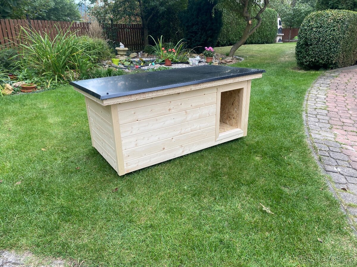 Nová zateplená bouda pro psa 80x160cm - 3