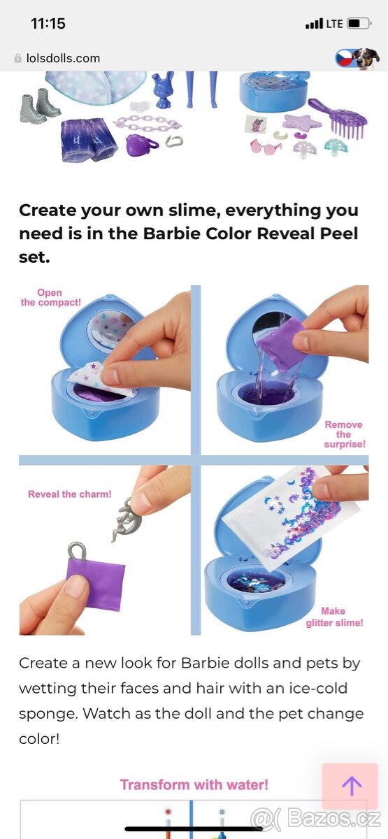 Panenka Barbie Color Reveal - 3