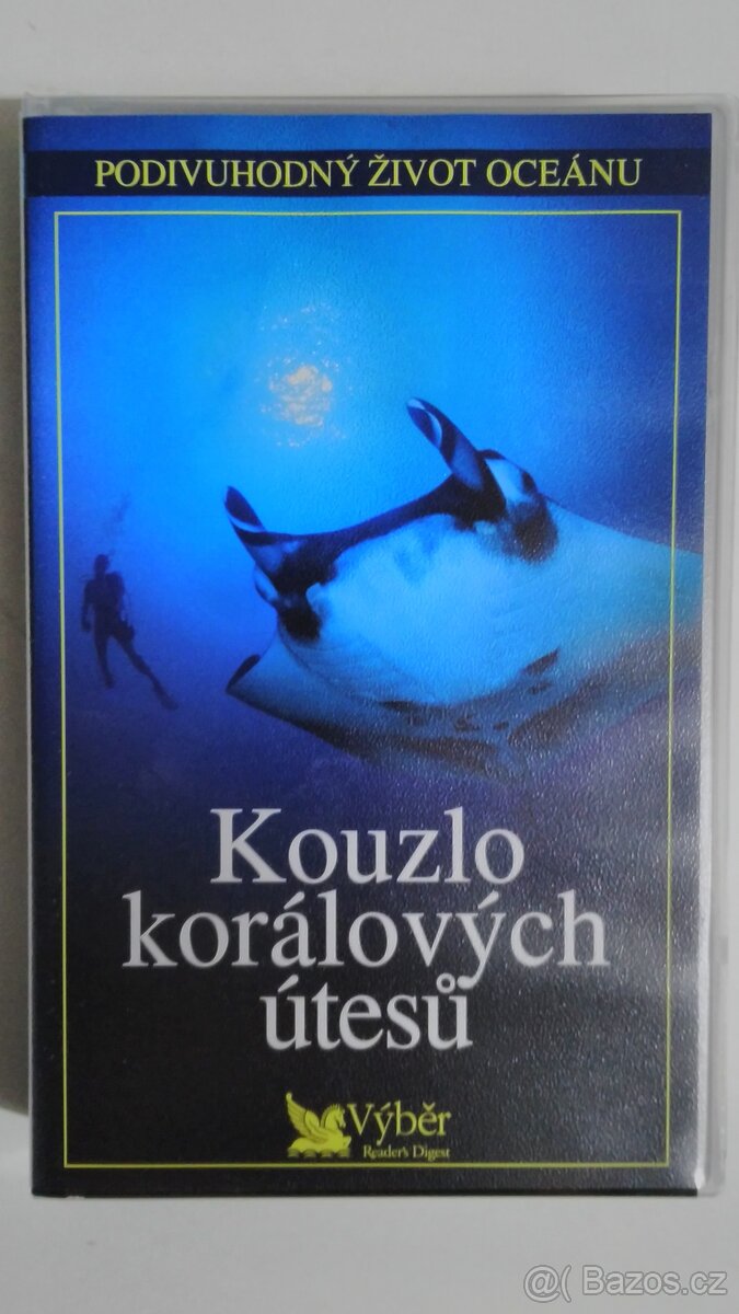 Prodám 3 VHS Podivuhodný život oceánu - 3