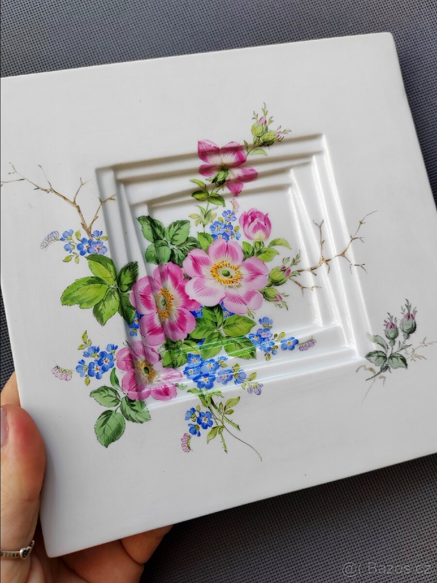 Vynikající obraz z míšeňského porcelánu Arite Meissen - 3