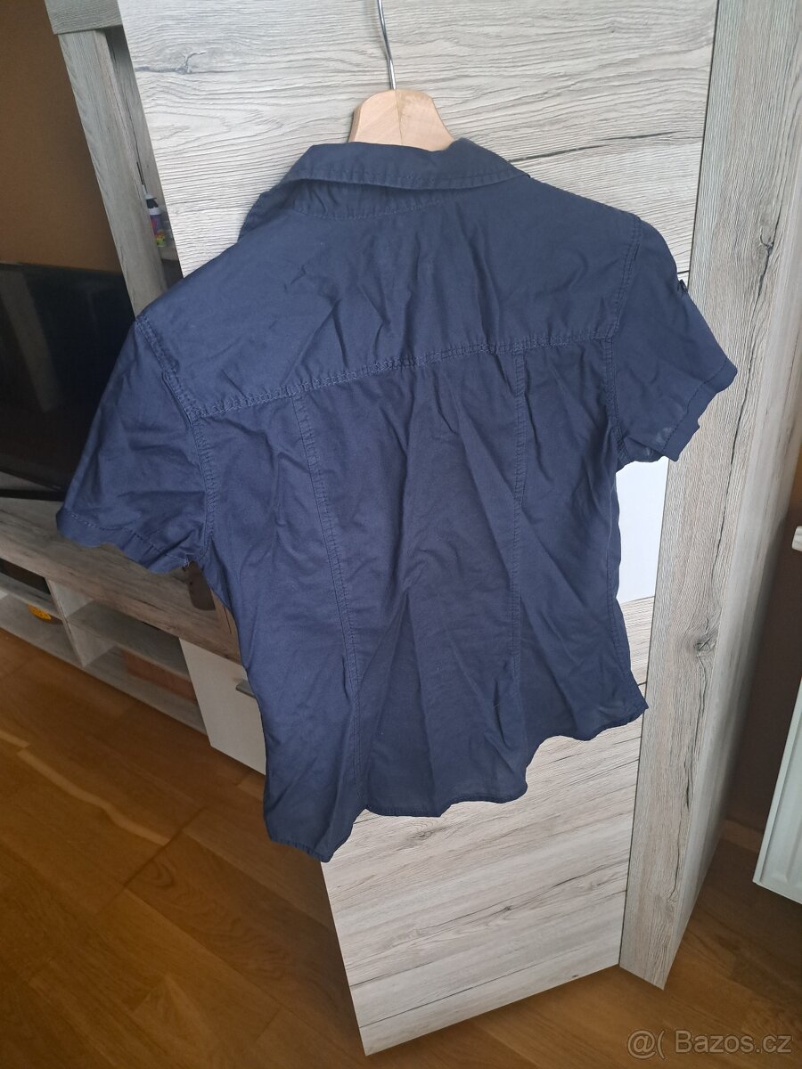 Dámská tm. modrá košile, vel. M/38, zn. H&M - 3