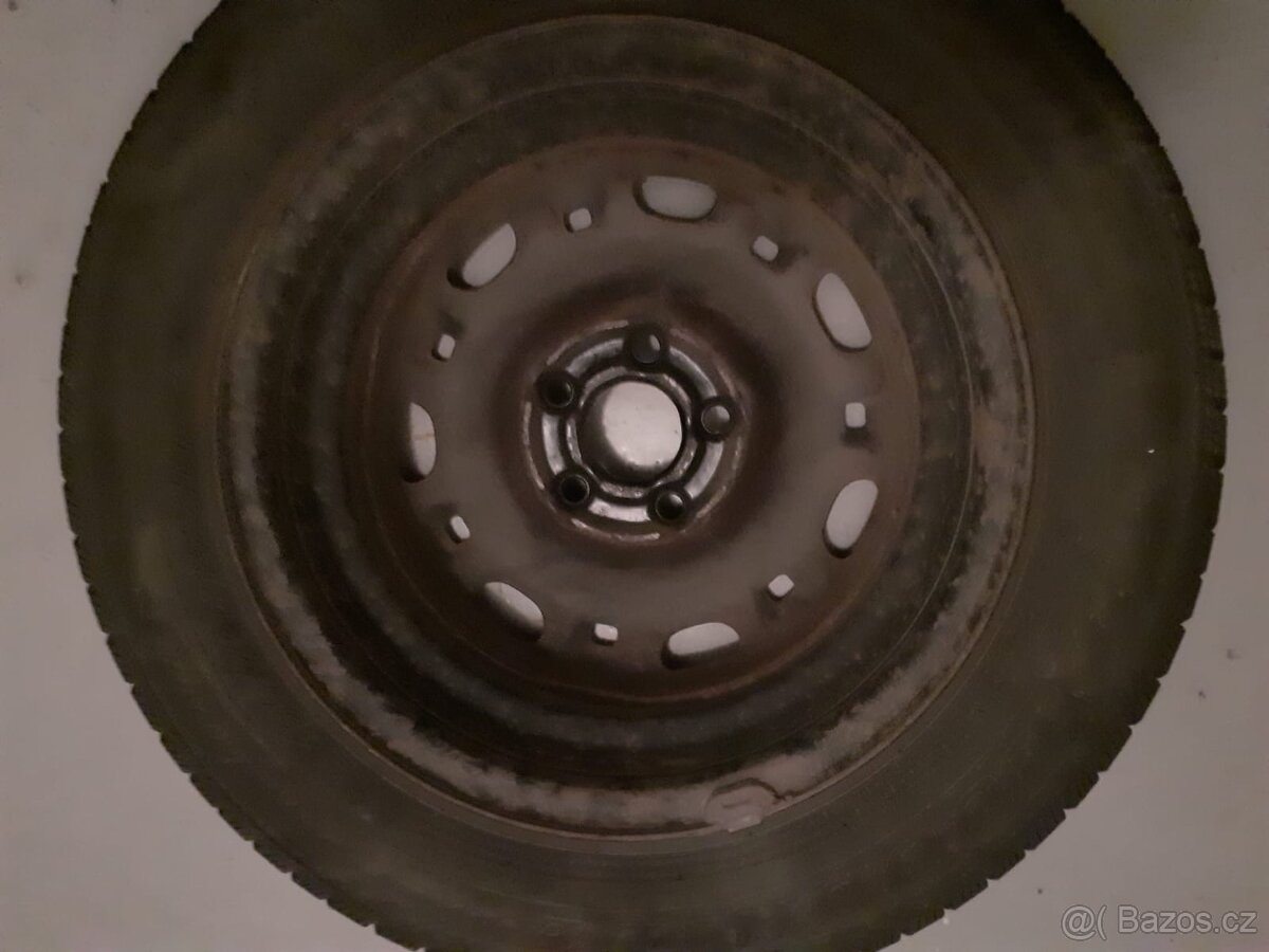 Zimní pneu včetně plechových disků 165/70 R14 DOT2320 - 3
