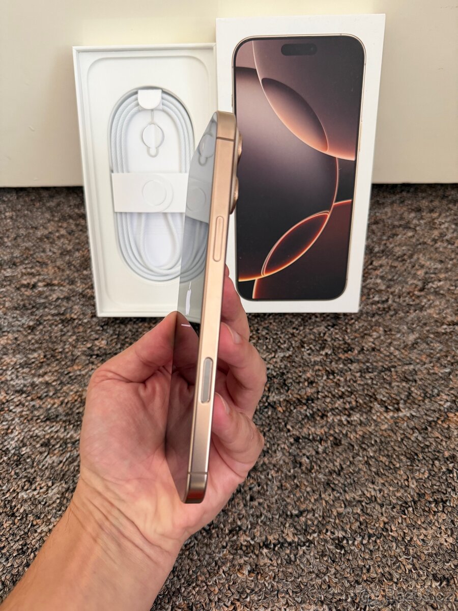 Apple iPhone 16 Pro Max 256gb Desert. Zaruka, TOP stav. - 3