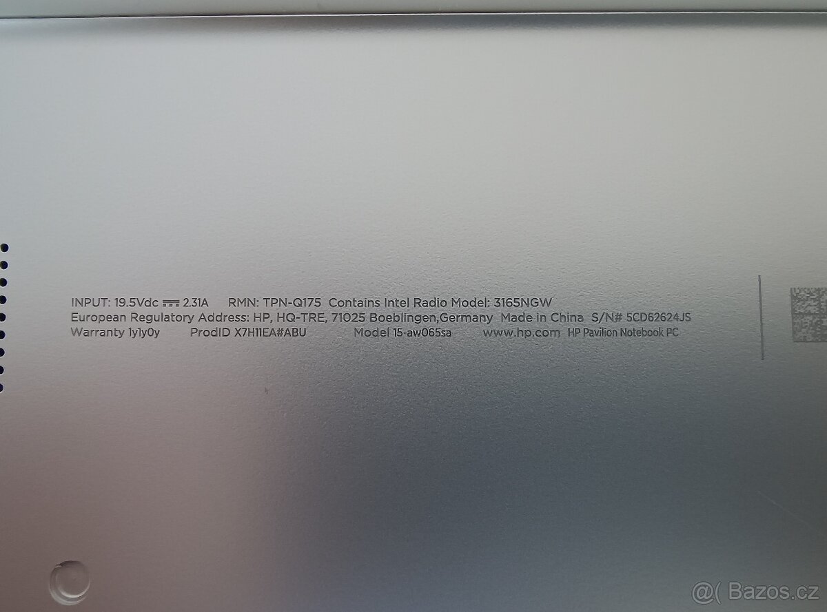 TOP STAV - HP Pavilion 15 - aw065sa X7H11EA#ABU - 3