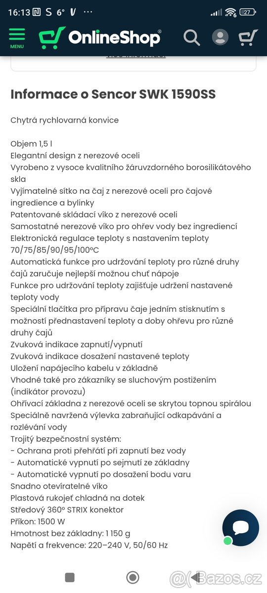 Chytrá rychlovarná konvice - 3