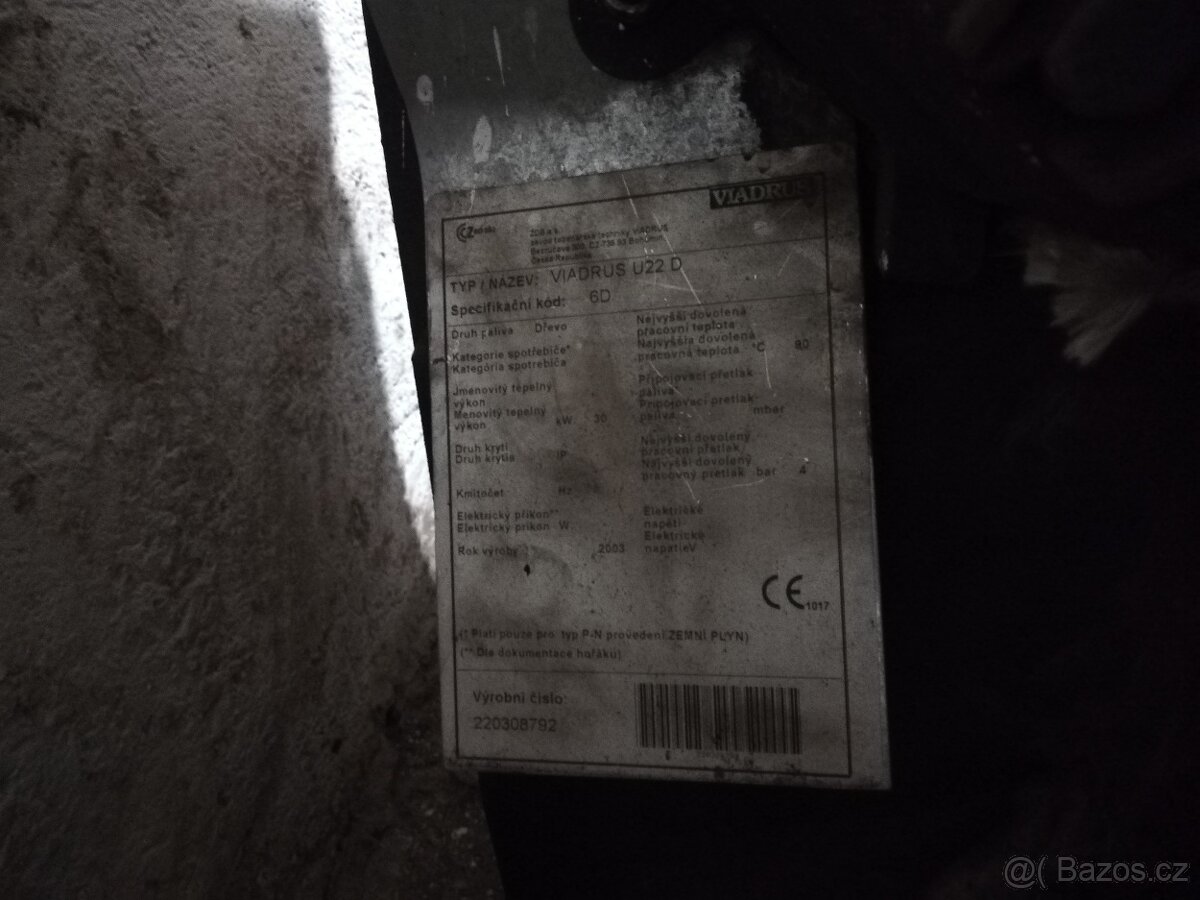 Kotel Viadrus u22 - 3