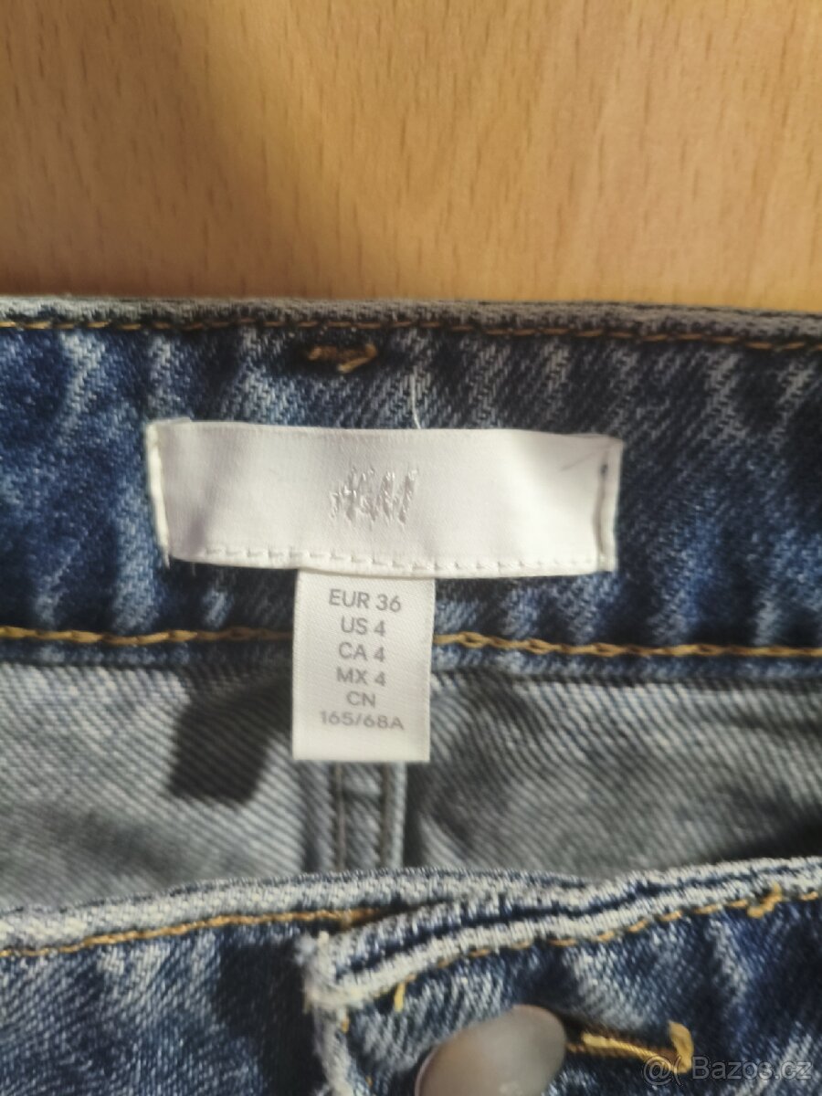 Dámské džíny rovného střihu M - 3