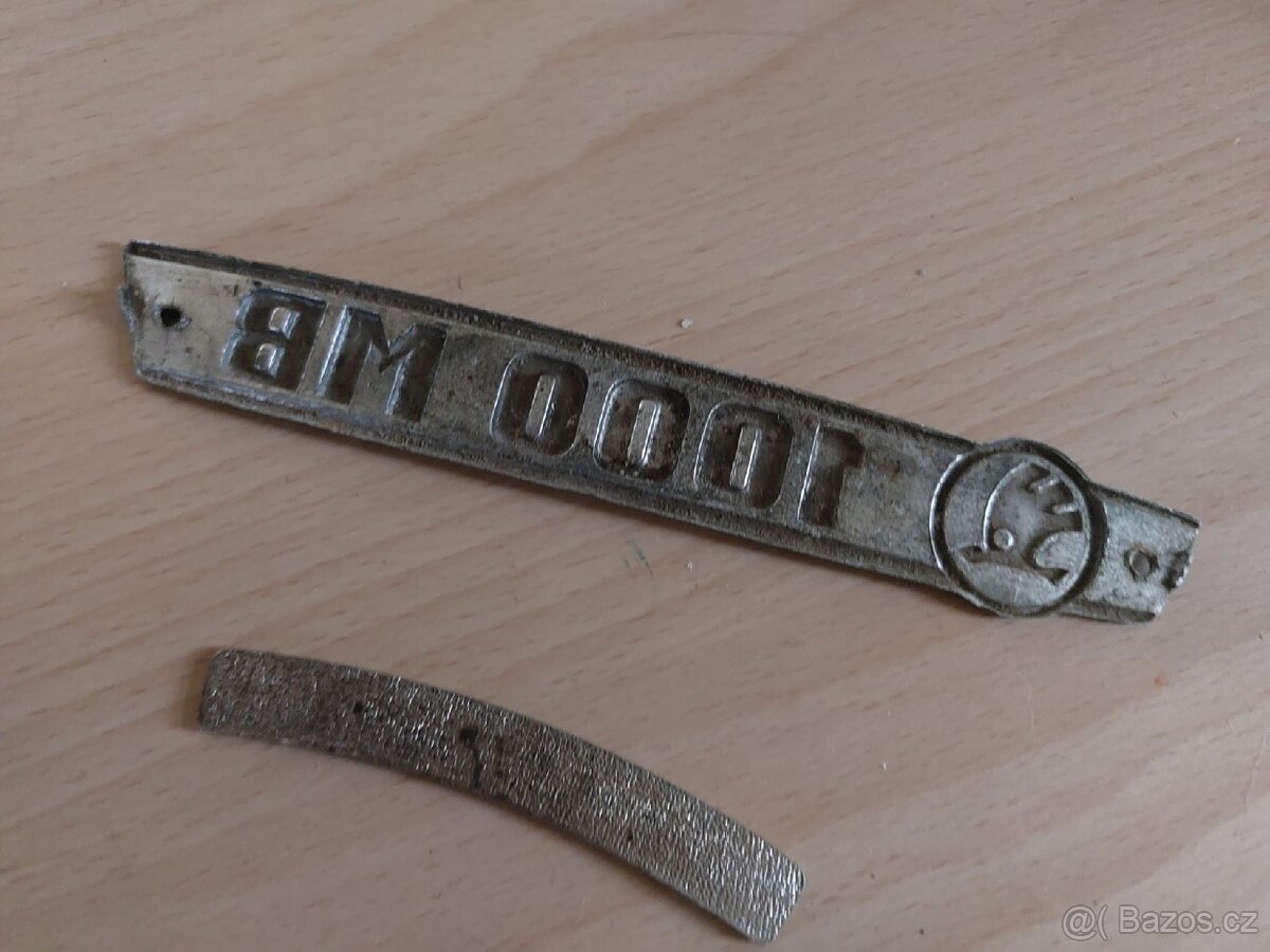 2 originál znaky. - 3