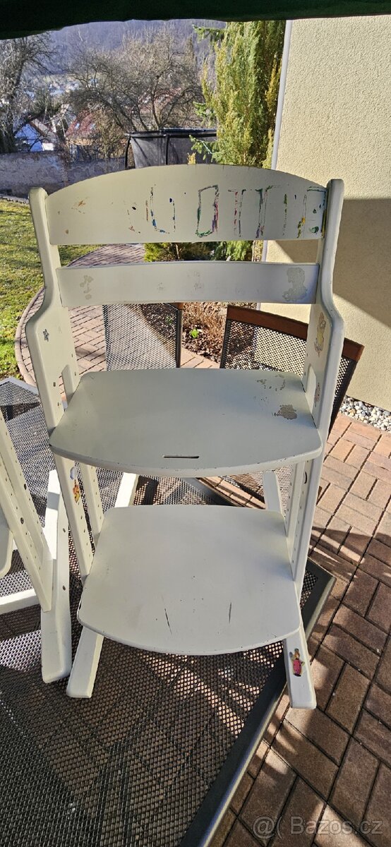 Dřevěná rostoucí židle - 2ks - 3