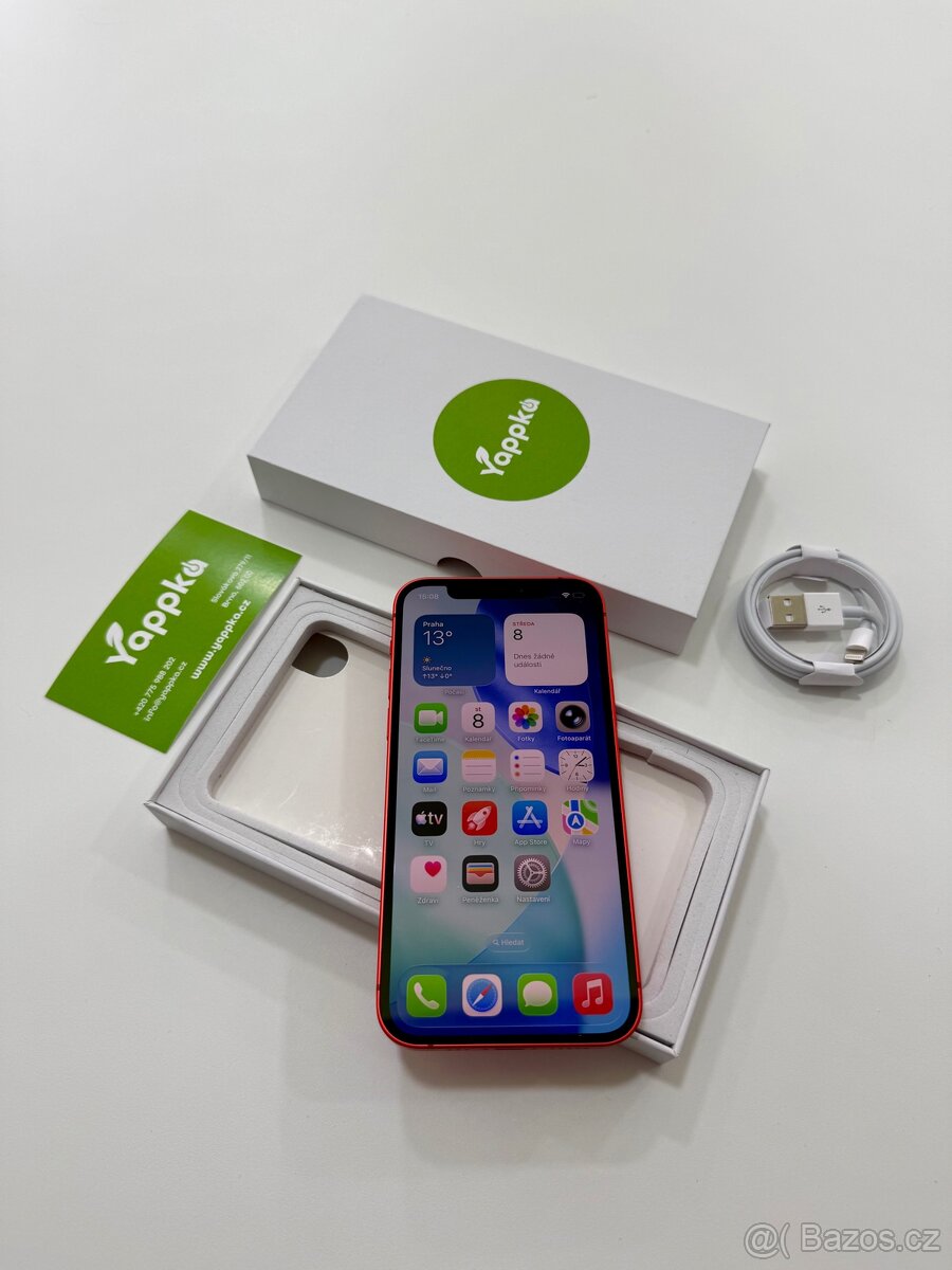 Apple iPhone 12 128GB Red - Pěkný stav - ZÁRUKA - 3