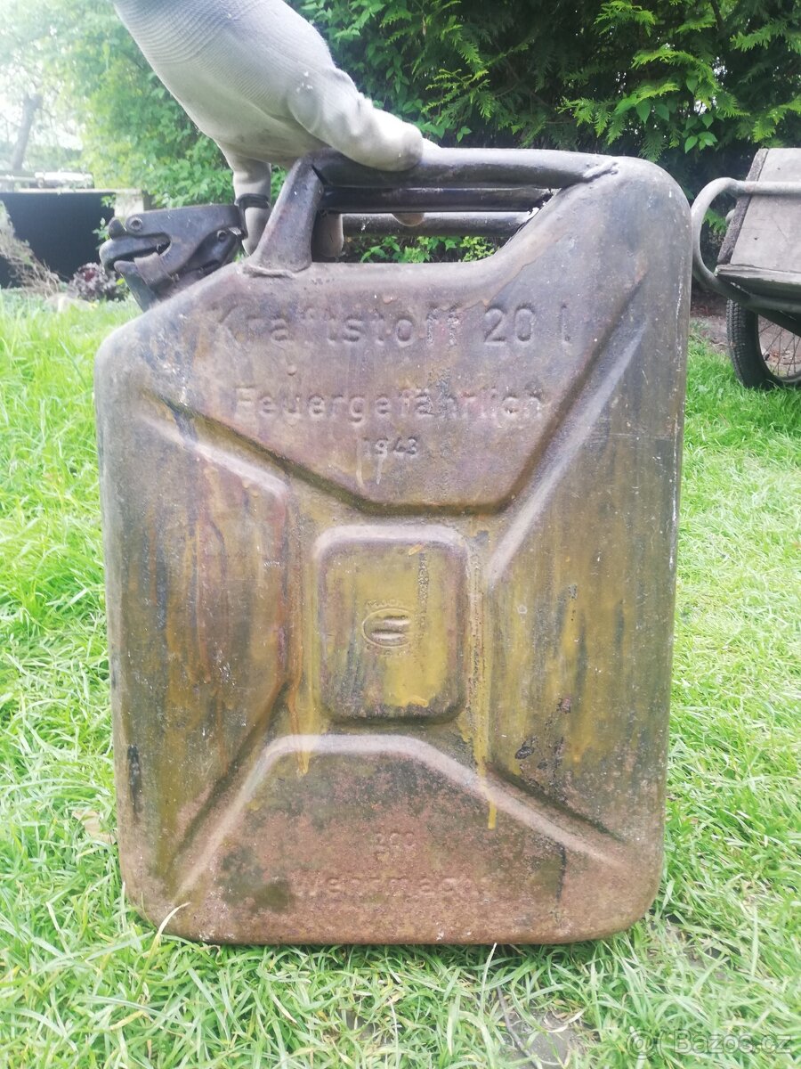 Kanystr 20 litrů Wehrmacht 1943 - 3