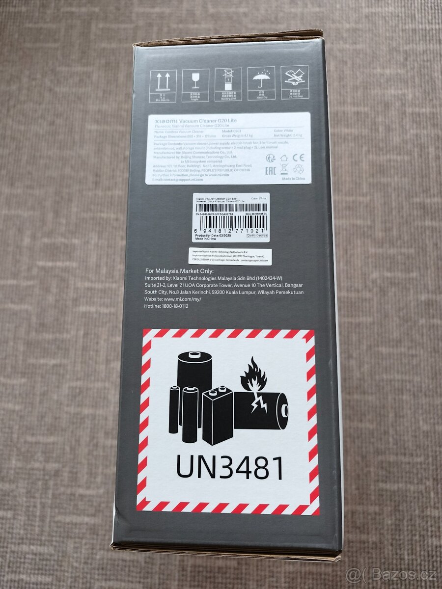 Tyčový vysavač Xiaomi Vacuum Cleaner G20 Lite - 3