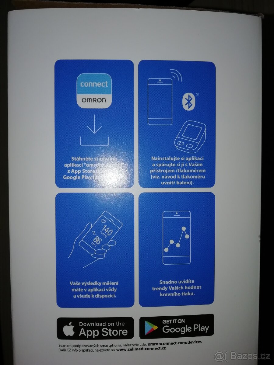 Tlakoměr OMRON M4 Intelli IT bluetooth připojením - 3