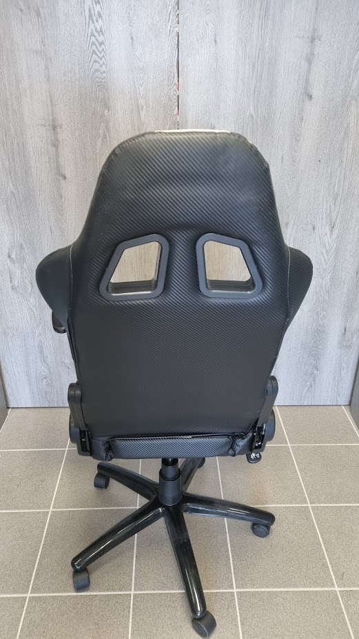 C-Tech herní křeslo Phobos černobílé (GCH-01) - 3