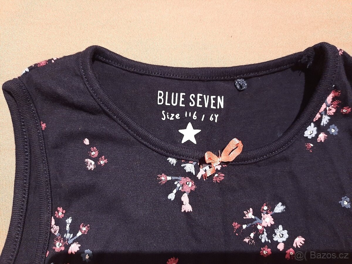 Dívčí šaty zn. Blue seven, vel. 116 - 3