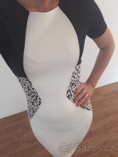 Bílo modré šaty - 3