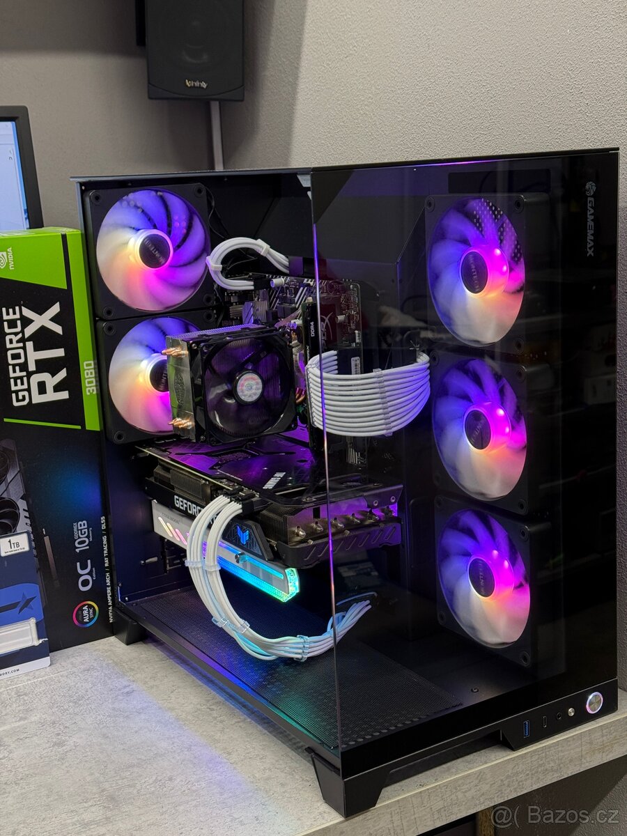 Herní PC RTX3080 10GB / 32GB / i5-11400 / 2TB / RGB - 3