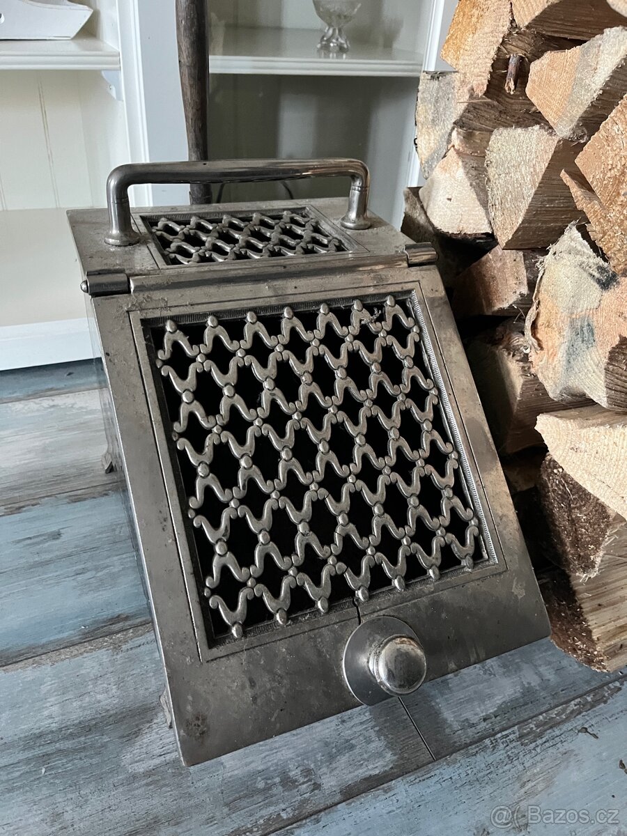 Luxusní secesní kamna – set s uhlákem (r. 1910) - 3
