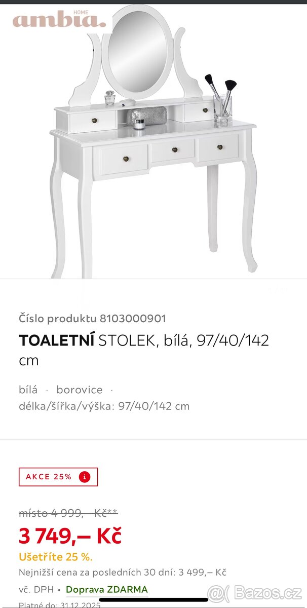 Toaletní stolek - 3