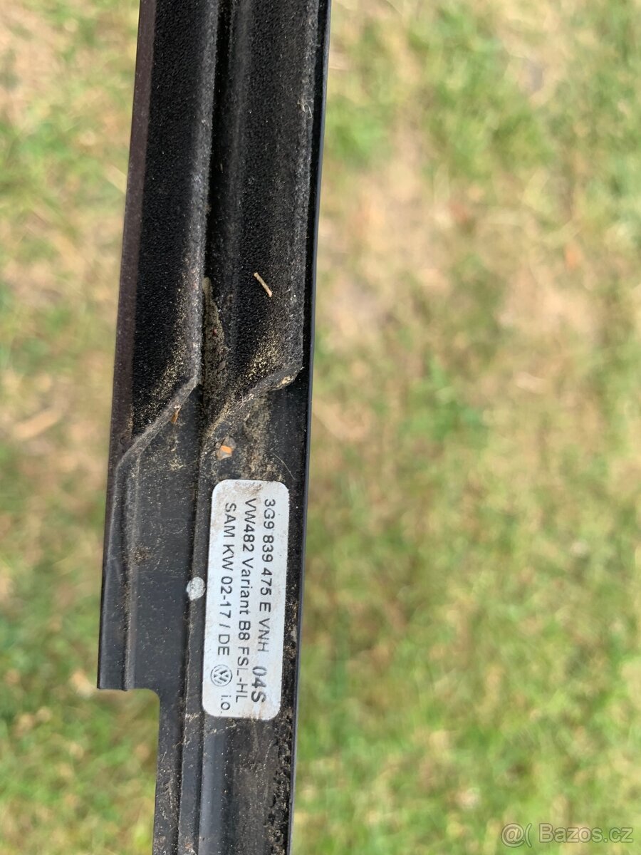 VW PASSAT B8 CHROMOVÉ STÍRACÍ LISTY LEVÉ - 3