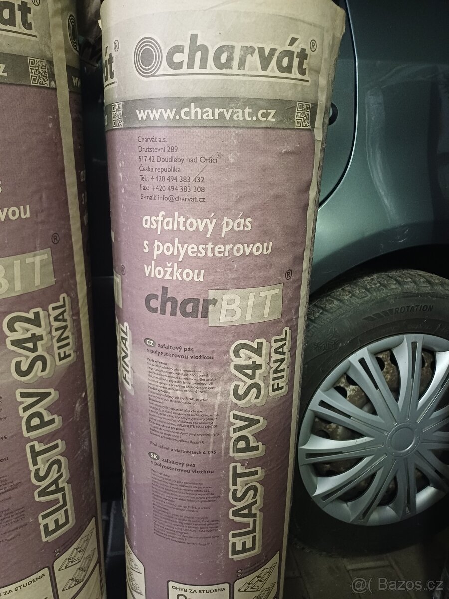 Asfaltový pás 3x 7,5 m2 ( nový ) - 3