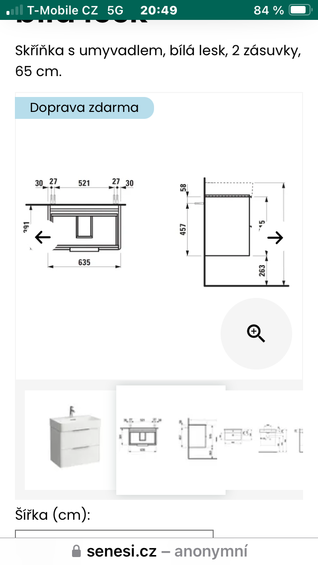 Koupelnová skříňka - 3