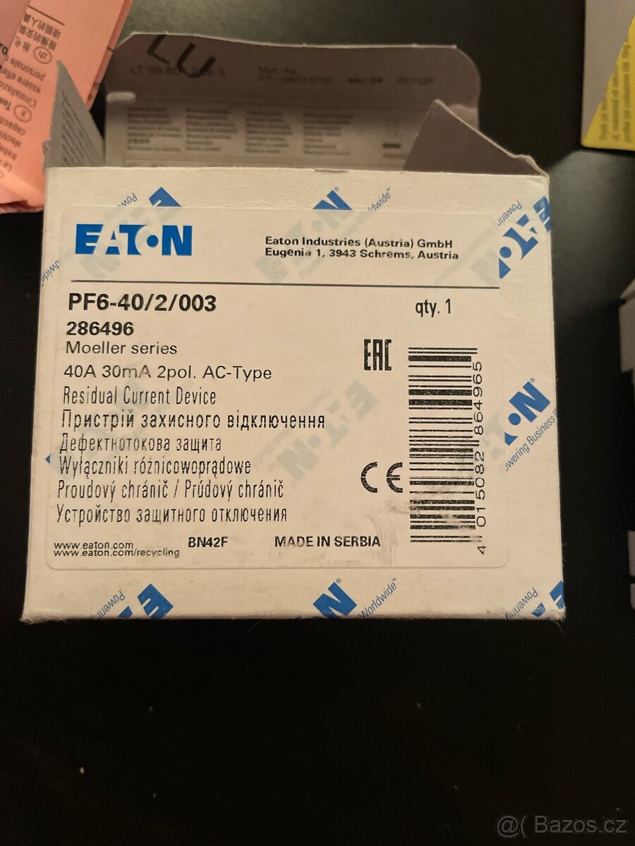 Chránič proudový Eaton PF6-40/2/003 A - 3