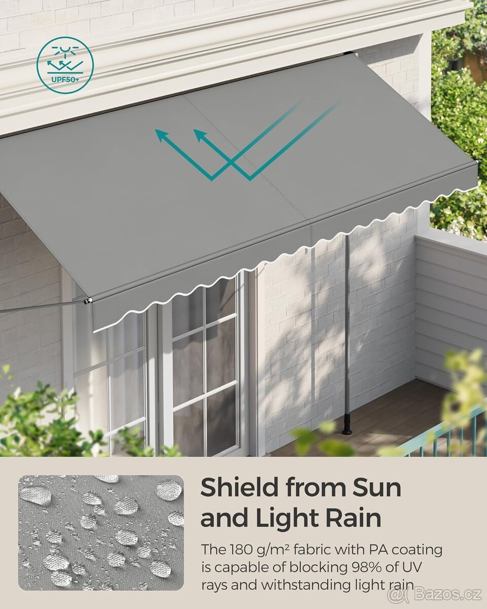 Nová balkónová markýza 350x130cm - 3