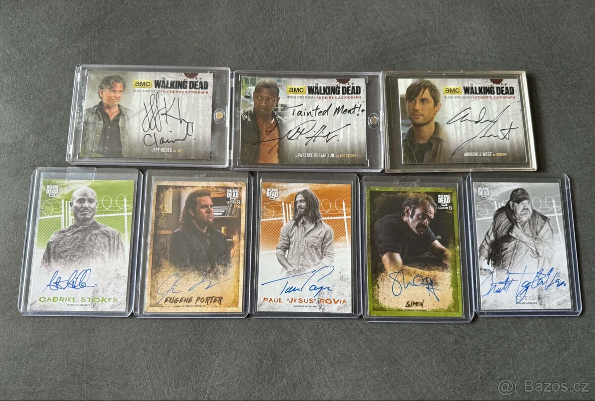 The Walking Dead - Signed karty - 3