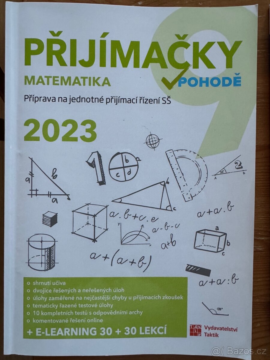 MATEMATIKA, ČESKÝ JAZYK k přijímačkám s nadhledem, v pohodě - 3