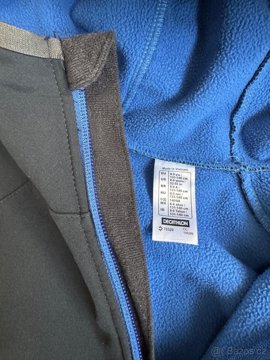 Quechua Dětská turistická softshellová bunda 134 - 3