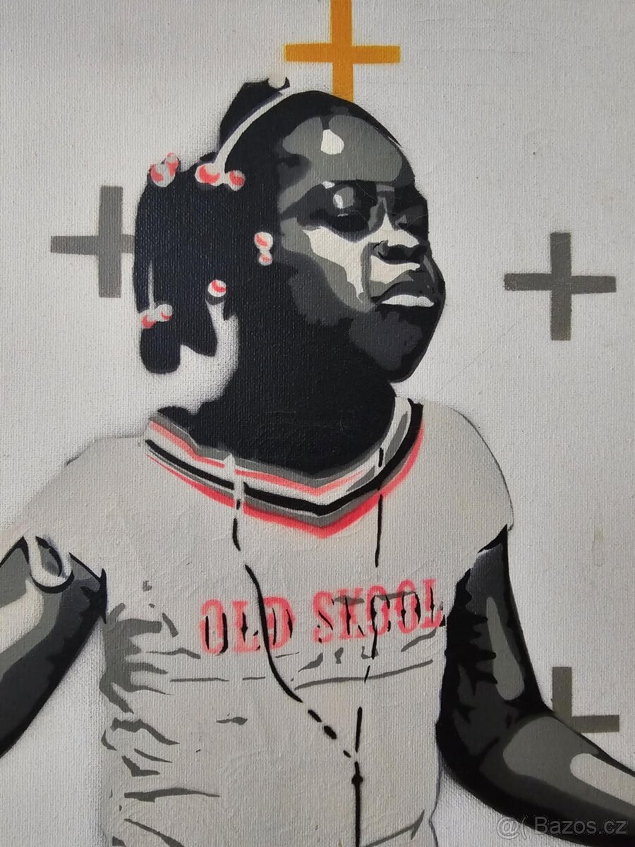 Originální obraz od streetartisty Damiena Mitchella - 3