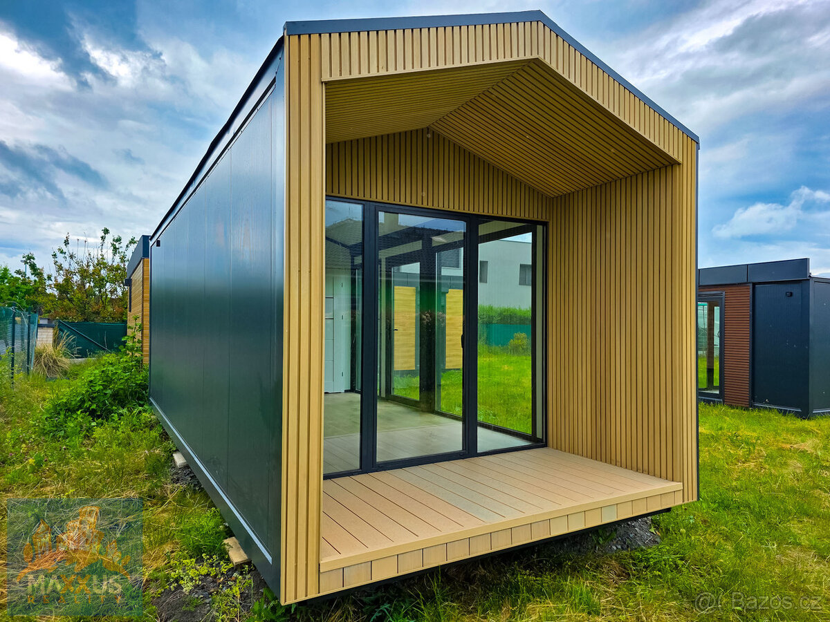Modulový prefabrikovaný zateplený domek se sedlovou střechou - 3