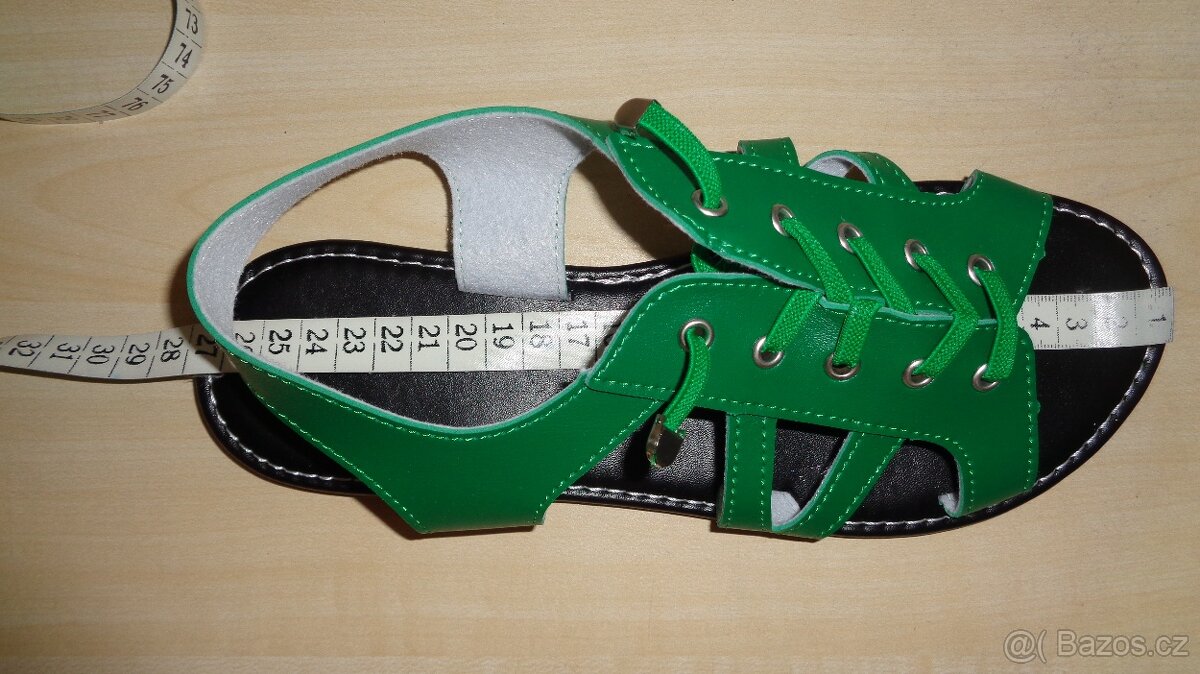 Zelené dámské sandály NOVÉ, vel.41 - 3