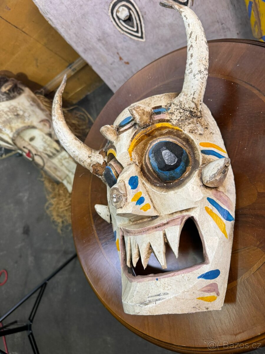 Mexická rituální maska Diablo (601006) - 3