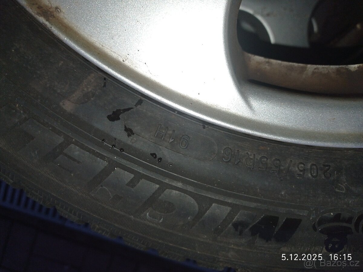 Kompletní ZIMNI 16" al kola ORIGINAL AUDI A4, A6 - 3