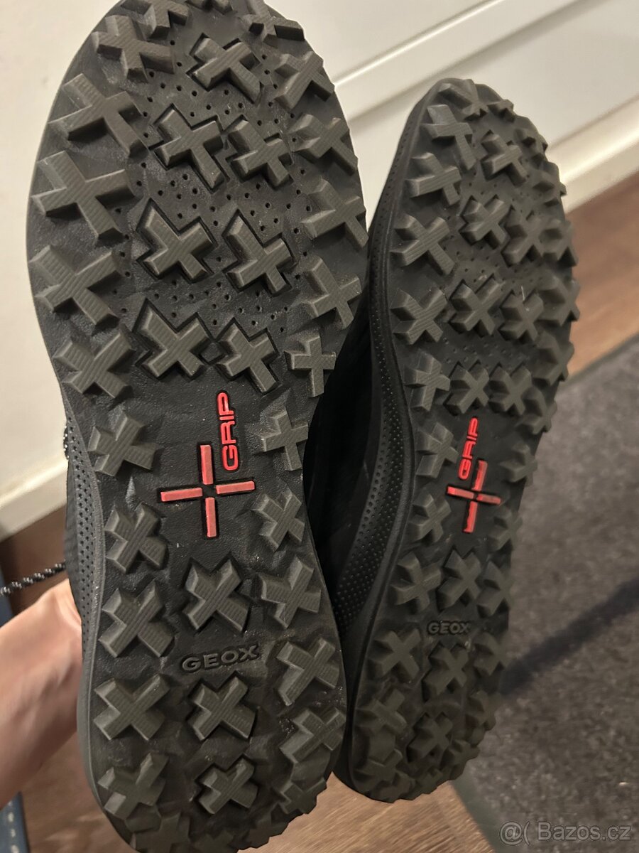 Černé boty Geox - 3
