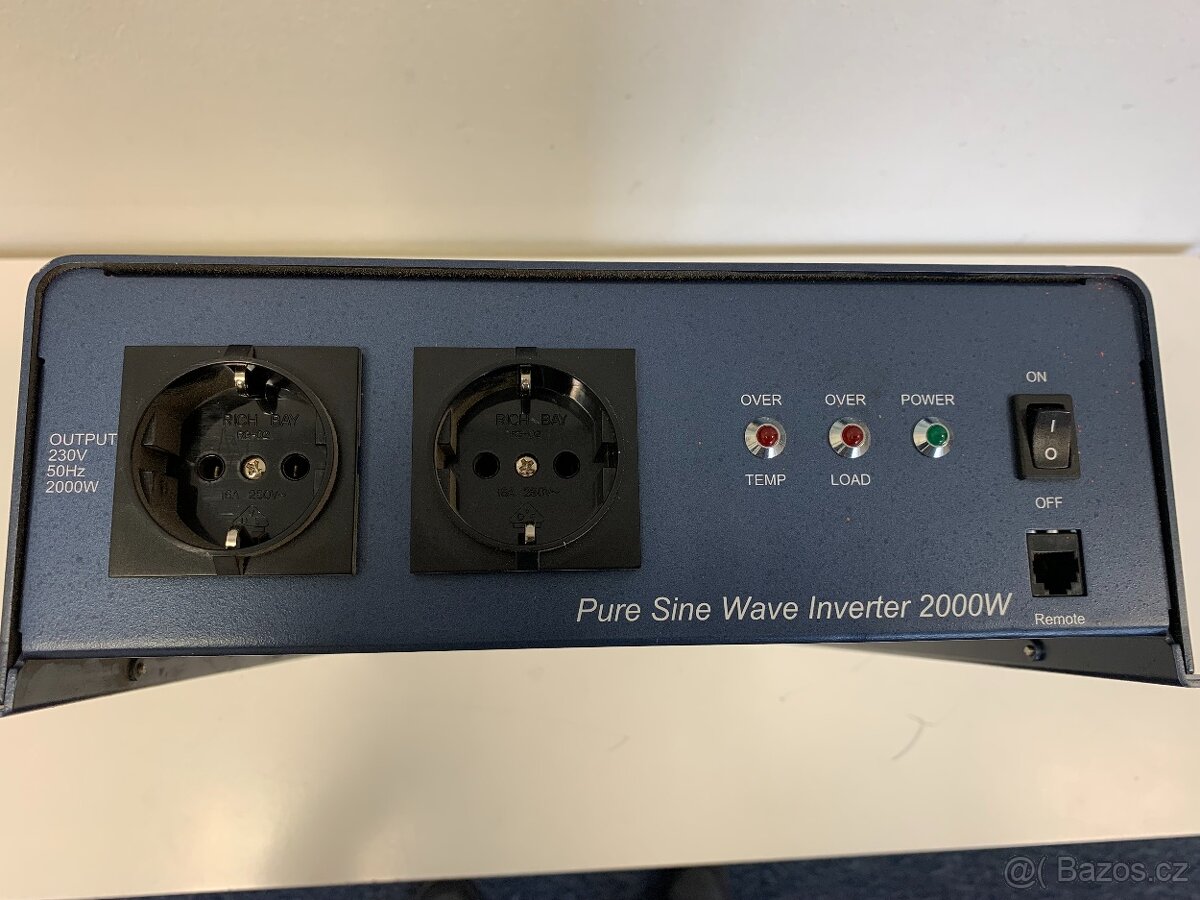 Špičkový měnič napětí HQ 12V/2000W - 3