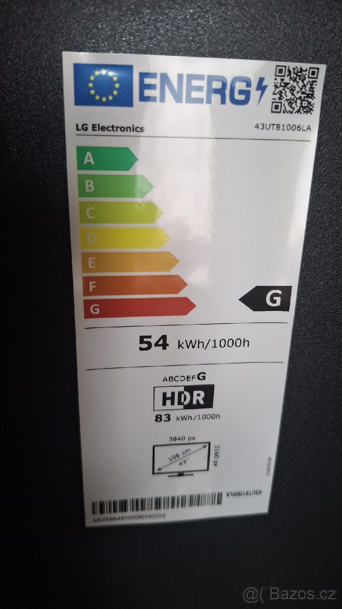Prodám TV LG UHD AI - 3