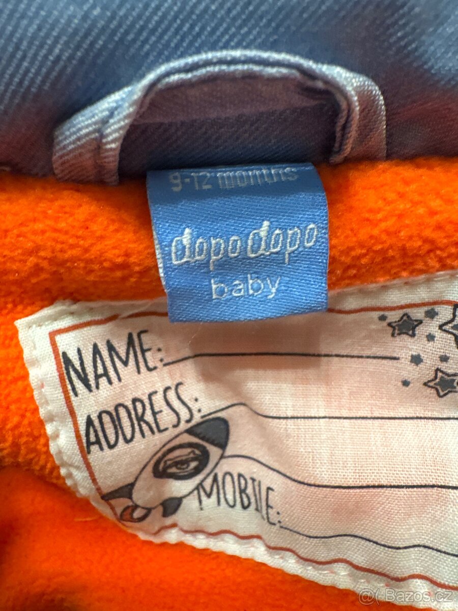 Dětská zimní bunda vel. 80 - 3