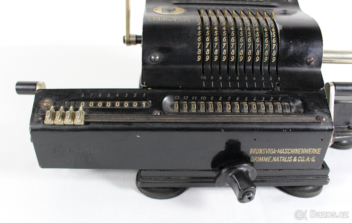 starožitná počítačka Brunsviga - 3