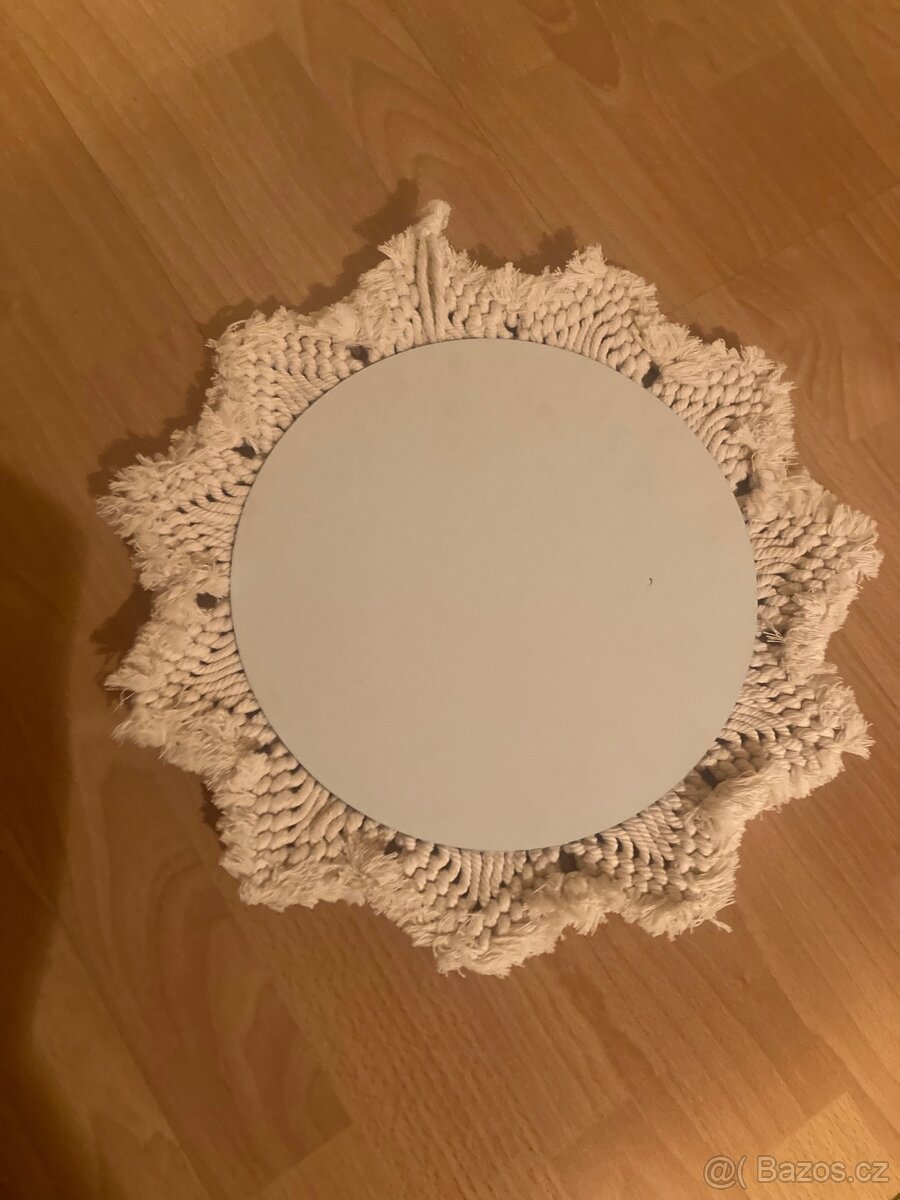 Zrcadlo s macrame - 3