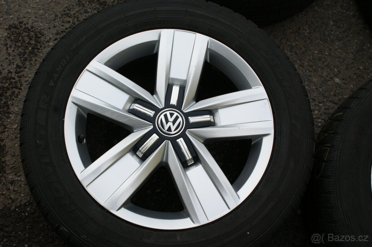pekna alu kola original VW transporter T5 T6 zimni pneu R17 - 3