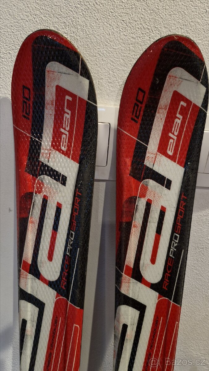 Dětské lyže Elan 120 a hůlky 90 - 3