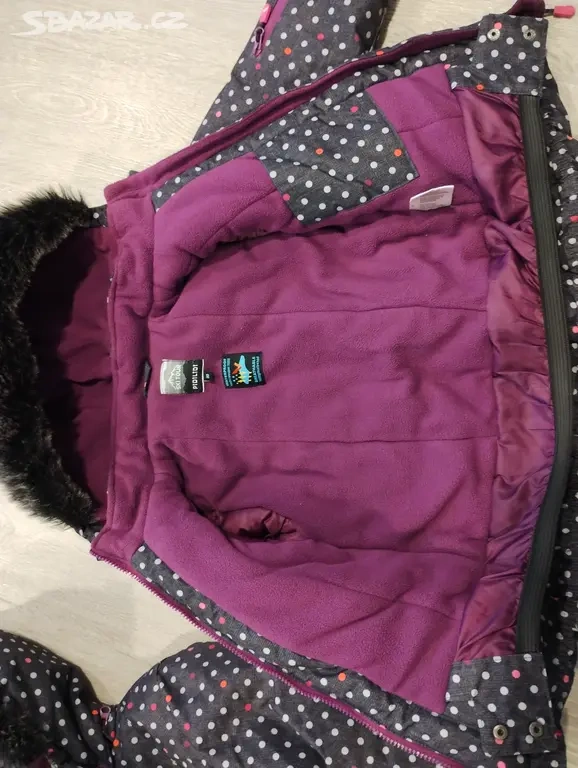 Dívčí zimní (lyžařská) bunda PiDiLiDi, vel.110 2ks - 3