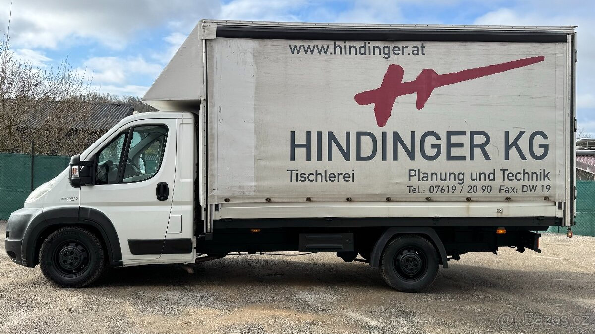 Fiat Ducato valník, MAXI, 3,0jtd 115kW, měchy - 3