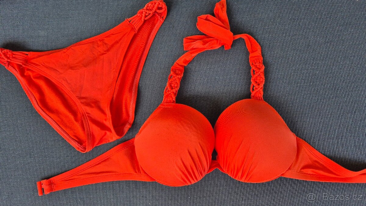 Dvoudílné plavky s pletenými ramínky 70D/S - 3